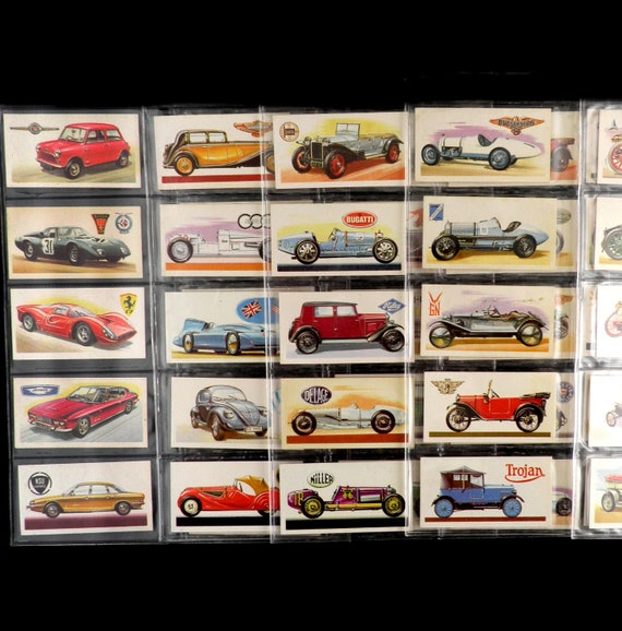 brooke bond cigarette cards value History of the Motor Car Tea Cards by Brooke Bond Set of 50 Issued in 1968  History Cars Transport Motors Rare Gift