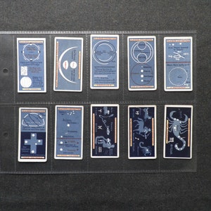 Die parels van de hemel sigarettenkaarten van John Player set van 25 uitgegeven in 1914 astronomie astrologie sterrenkijken zeldzaam geschenk