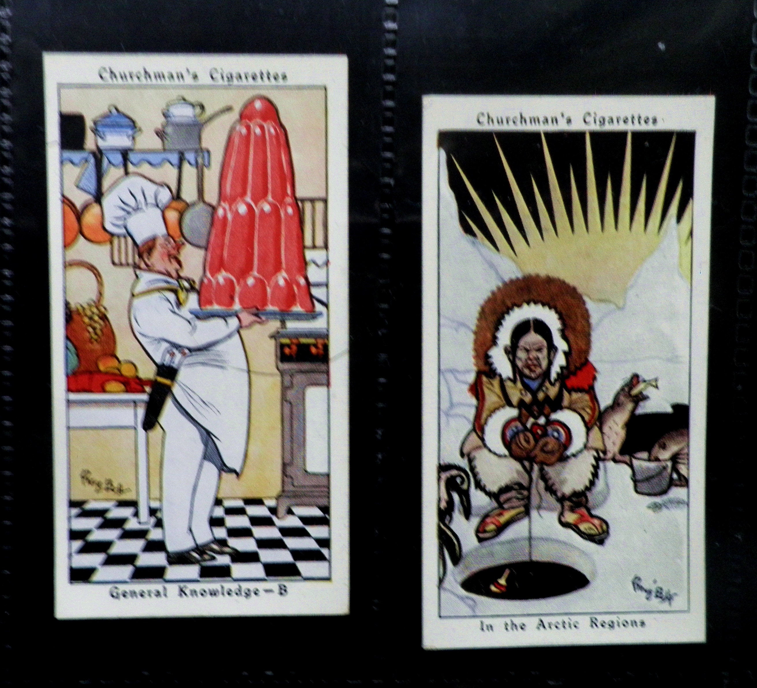 Howlers Cigarette Cards by WA & AC Churchman Set of 40 Issued in 1937 Jokes  Phrases and Meanings Rare Gift