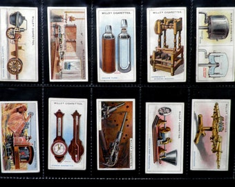 Famous Inventions Cigarette Cards by WD and HO Wills Set of 50 Issued in 1915  History Inventions Science   Rare Collectable
