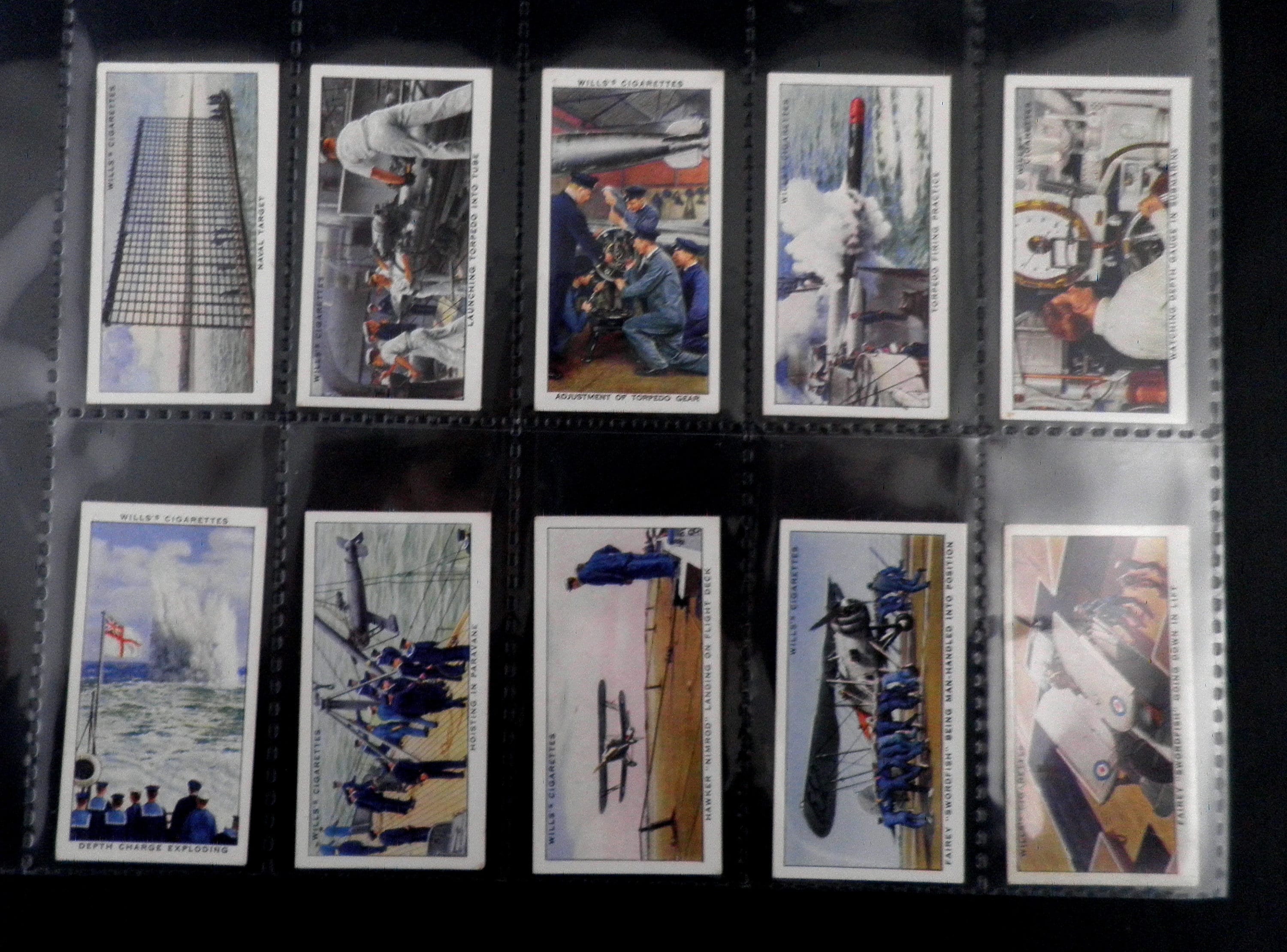 wills cigarette cards life in the royal navy Life in the Royal Navy Cigarette Cards by WD and HO Wills Set of 50 Issued  in 1939 Navy Maritime Ships Sailors Rare Collectable