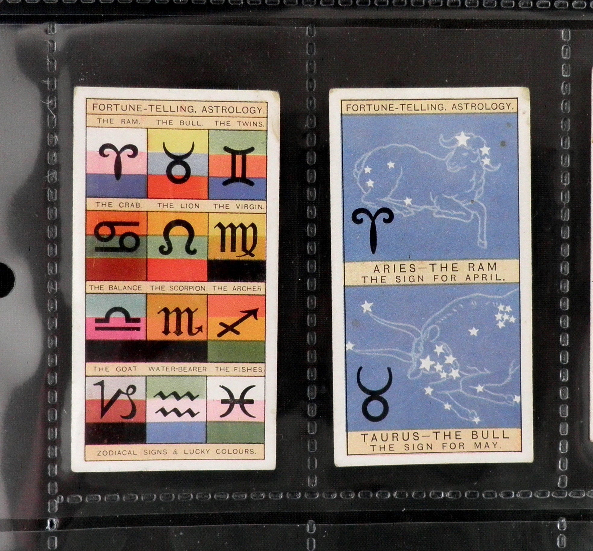 How to Tell Fortunes Cigarette Cards by Edwards Ringer & Bigg Issued ...