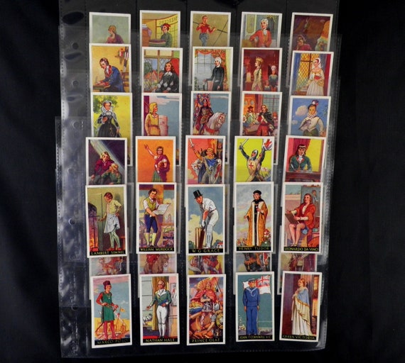 Famous Minors Cigarette Cards by Godfrey Phillips Set of 50 Issued in 1936  History Celebrities Prodigy Rare Gift