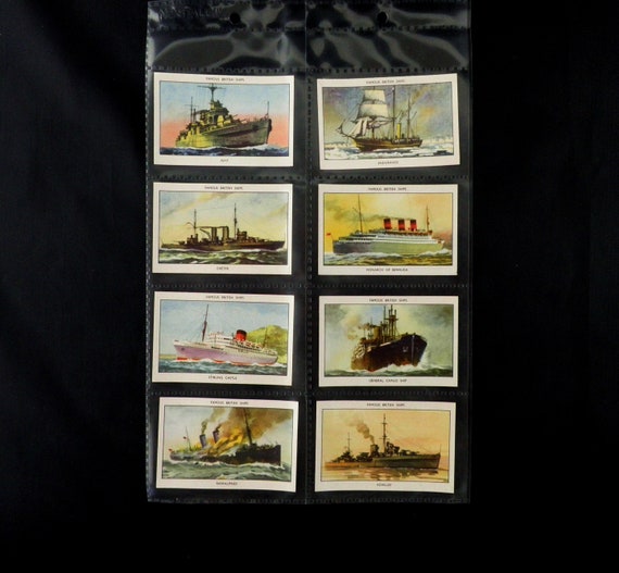 are cigarette cards valuable uk Famous British Ships ( 2nd Series ) Cigarette Cards by Amalgamated Tobacco  Set of 25 Issued in 1952 Sailing Maritime Ships Navy Gift Rare