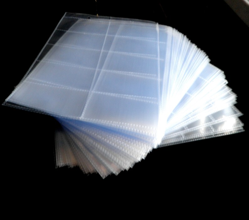 100 X 10 Pouch Plastic Sleeves for Cigarette or Trade Cards Etsy UK