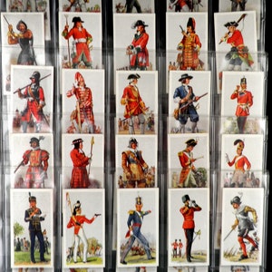 History of Army Uniforms Cigarette Cards by Carreras Set of 50 Issued in 1937  History Military Uniforms Army   Rare