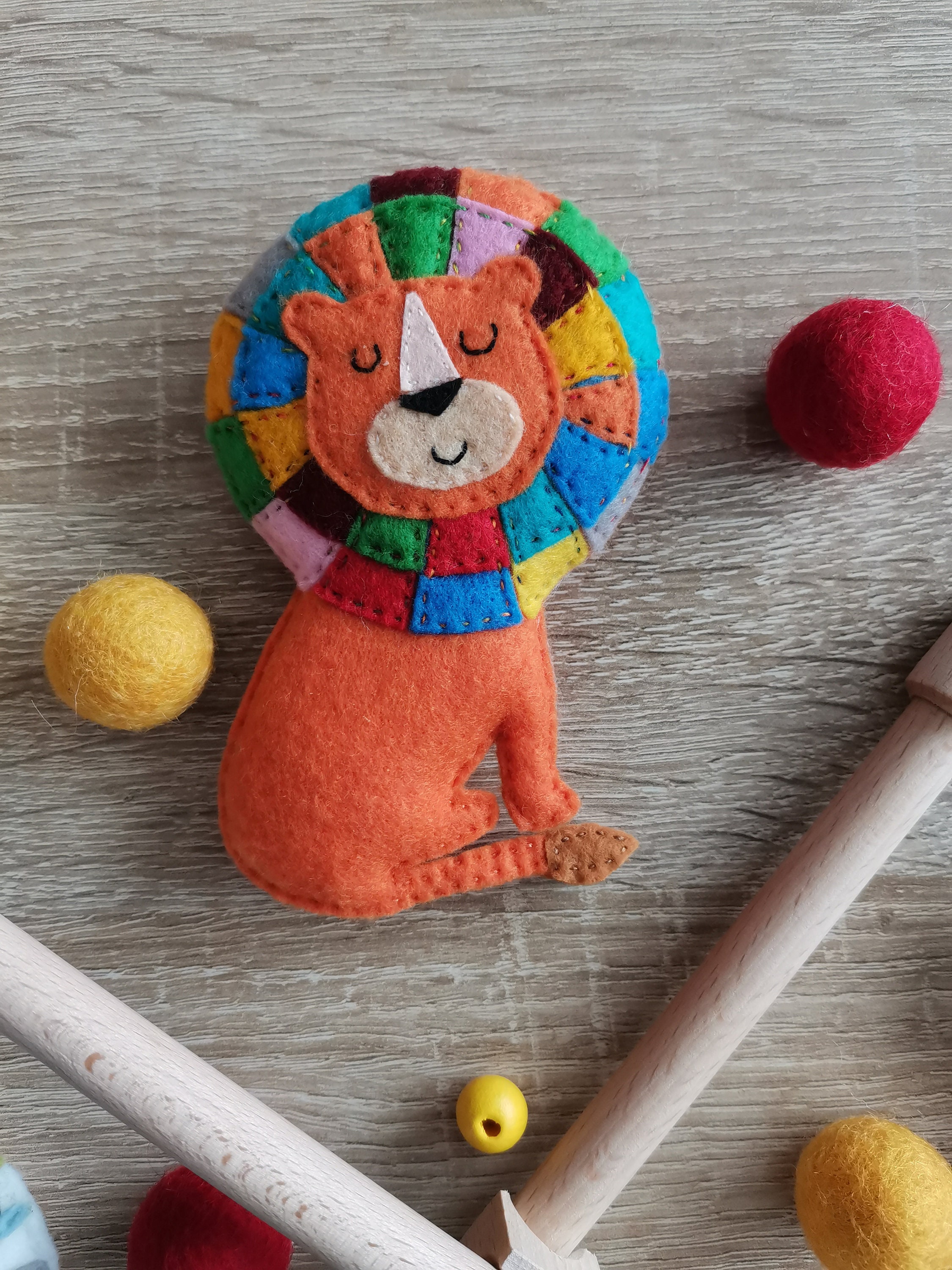 Baby Mobile Nursery Decoration Large Felt Mobile Cot Etsy