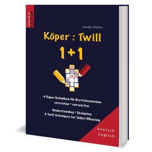 Köper : Twill 1+1 – Brettchenweben • Tablet Weaving