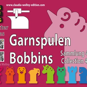 Collection de cartes d'emballage 4 pour traceurs – SVG+DXF+PNG