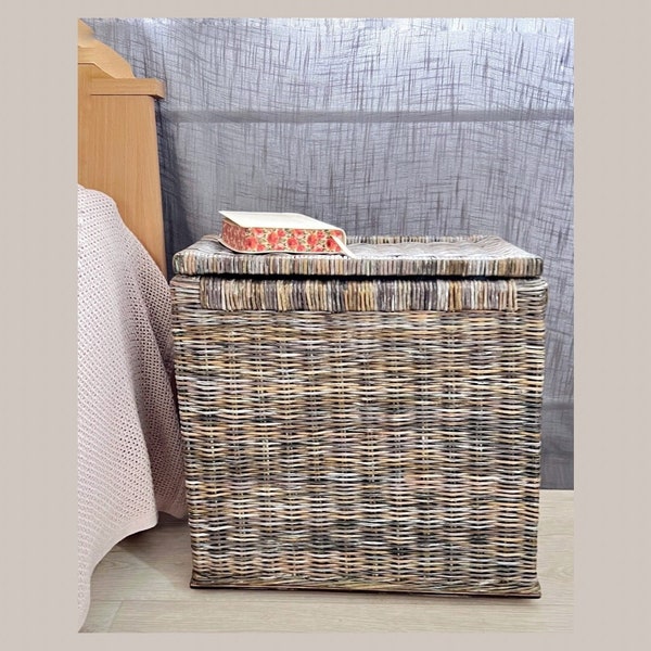 Wicker Blanket Chest - Etsy