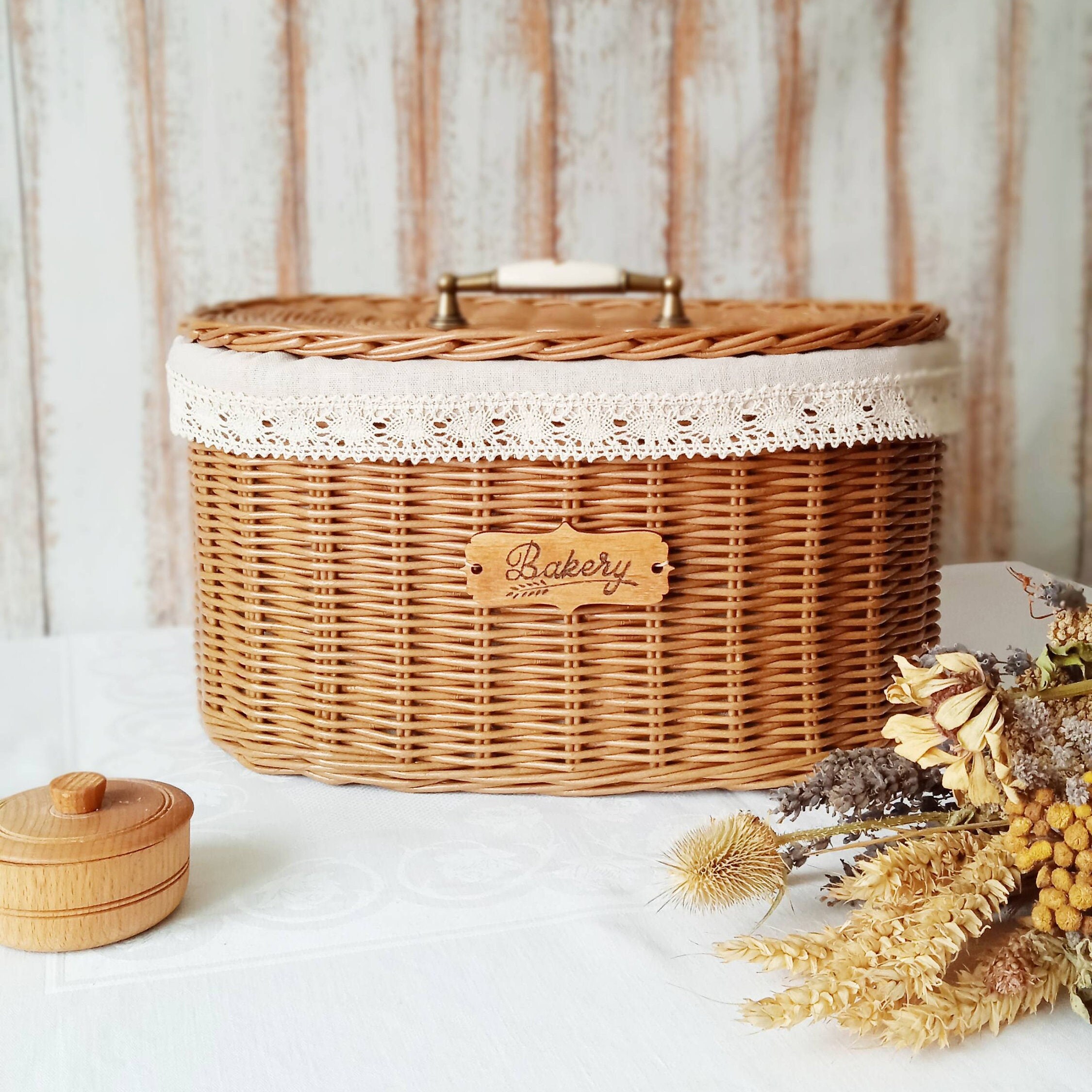 The New 1pcs Bread Storage Basket 最大75％オフ！