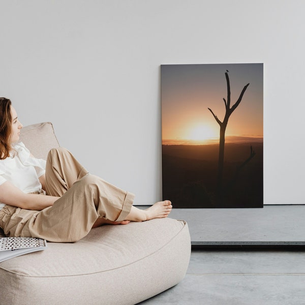Nature Photography Print Sunset Tree Australia - Wall Art - Instant Download - Printable File