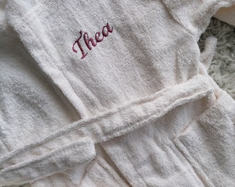 Bathrobe baby, embroidered with name, bathrobe with name, bathrobe baby personalized, baby gifts birth, baptism, baby shower, baby shower