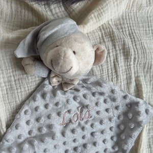 Schmusetuch mit Name, Schnuffeltuch, Kuscheltuch mit Name bestickt, Baby Geschenke Geburt Taufe Babyshower personalisiert, Mädchen Jungen Bild 7