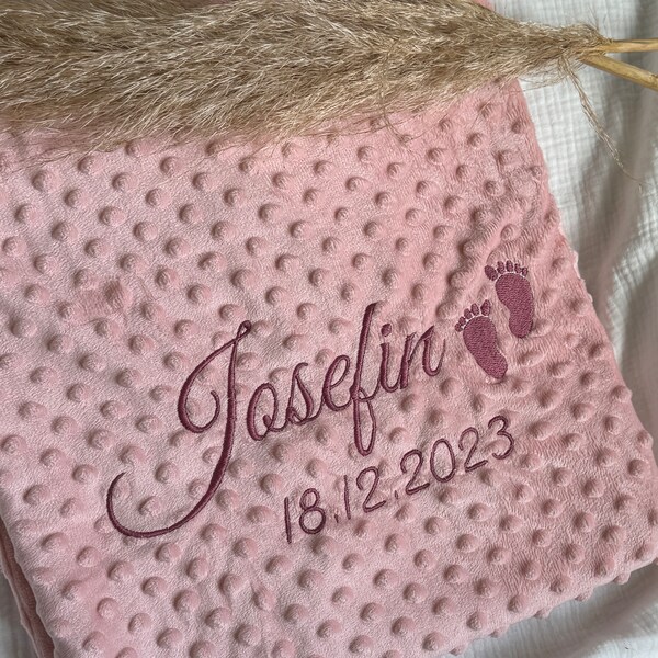 Babydecke personalisiert, Babydecke mit Name, Kuscheldecke mit Name, Babydecke mit Name drauf, Geschenke Geburt, Geschenke Babyshower, Decke