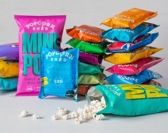 Popcorn Super Snack Bundle - 19 Delicious Popcorn Flavours - Sweet and Savoury - Food Gift - Flavoured Popcorn - Low Calorie Snacks