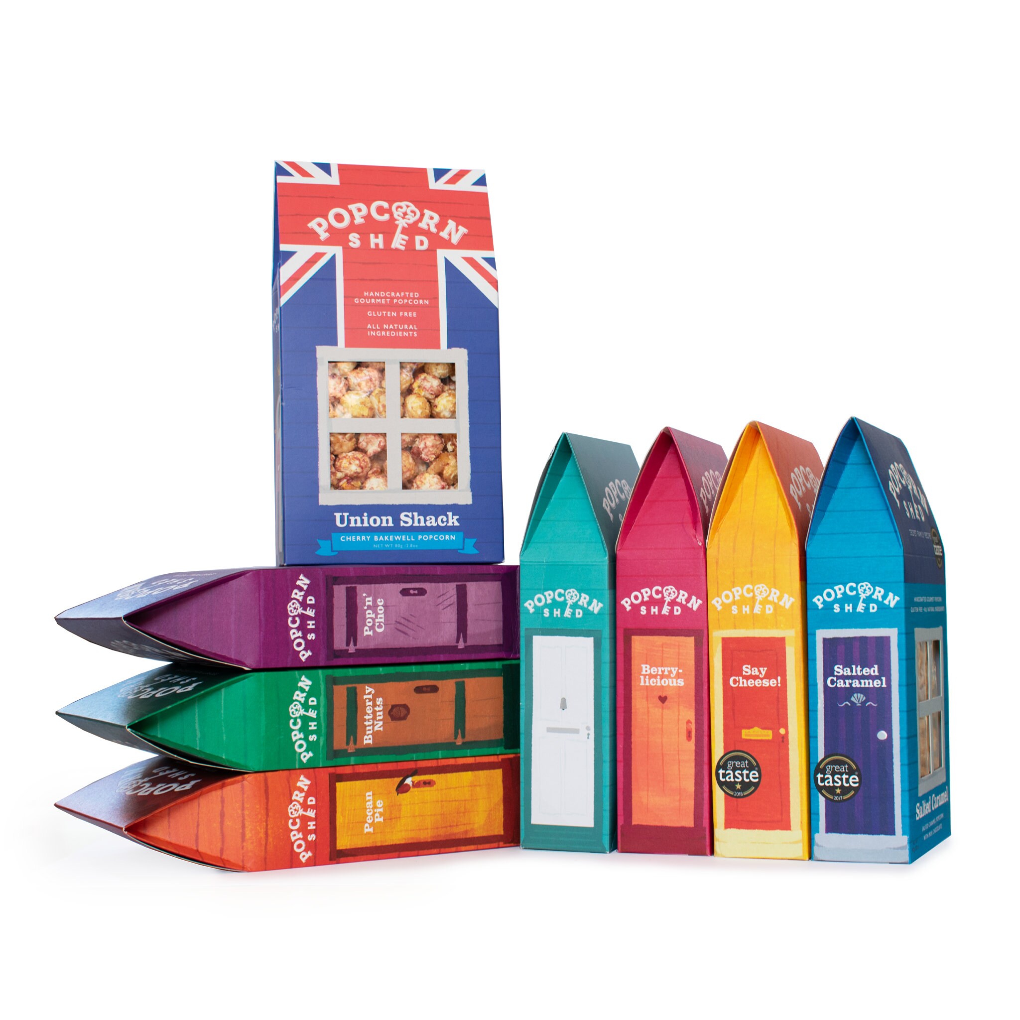 Gourmet Popcorn Variety Pack 8 Delicious Gourmet Popcorn Flavours Sweet