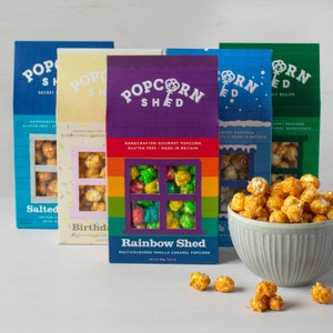 Movie Night In Popcorn Bundle 5 Delicious Popcorn Flavours Flavoured Popcorn Movie Night Snacks for Family Gourmet Snacks image 1