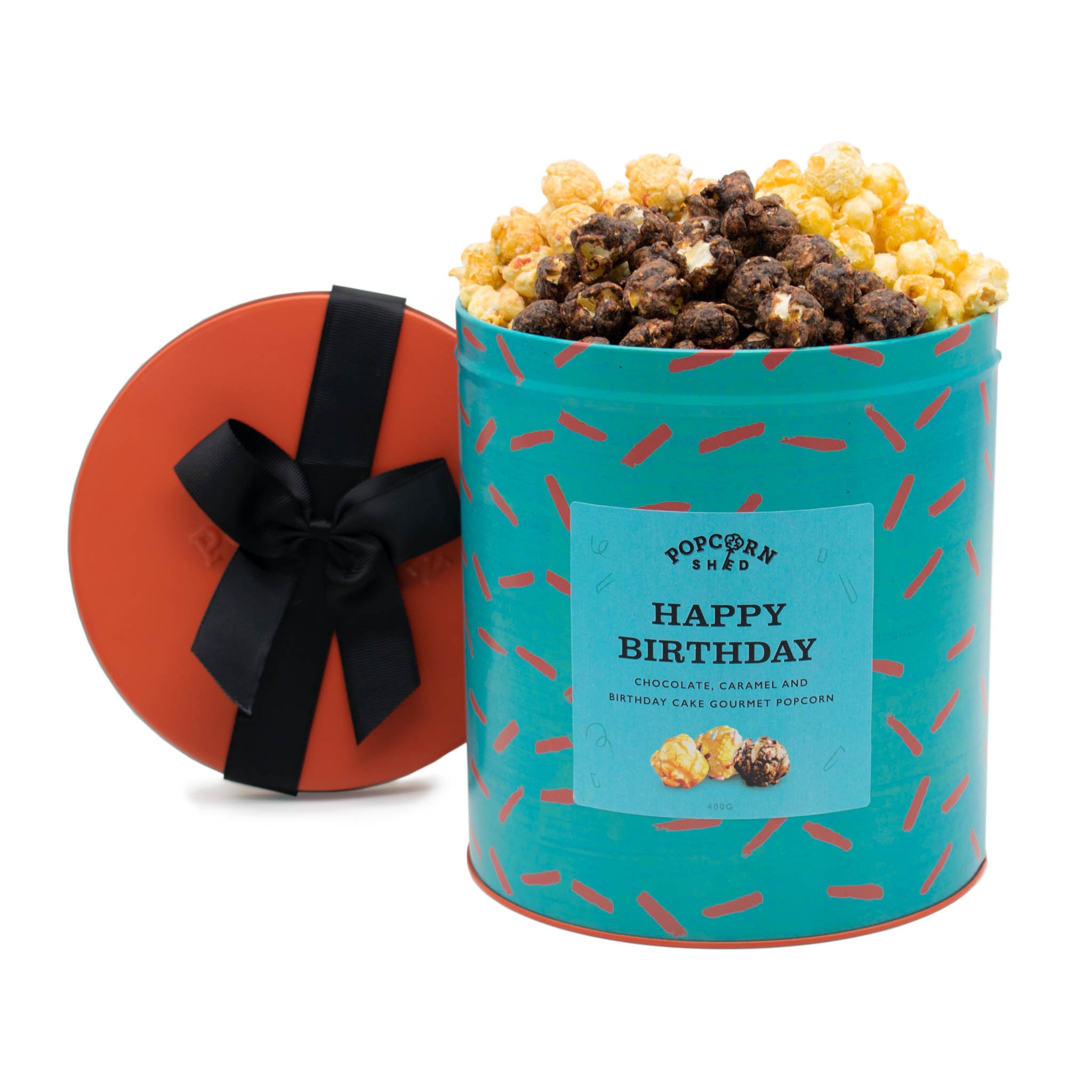 Happy Birthday Gourmet Popcorn Geschenk Dose Drei Popcorn Etsy.de