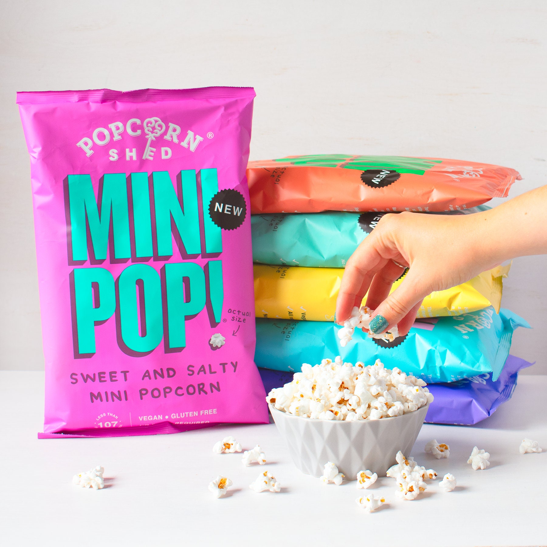 Vegan Popcorn Party Super Selection 6 sabores de palomitas Etsy España