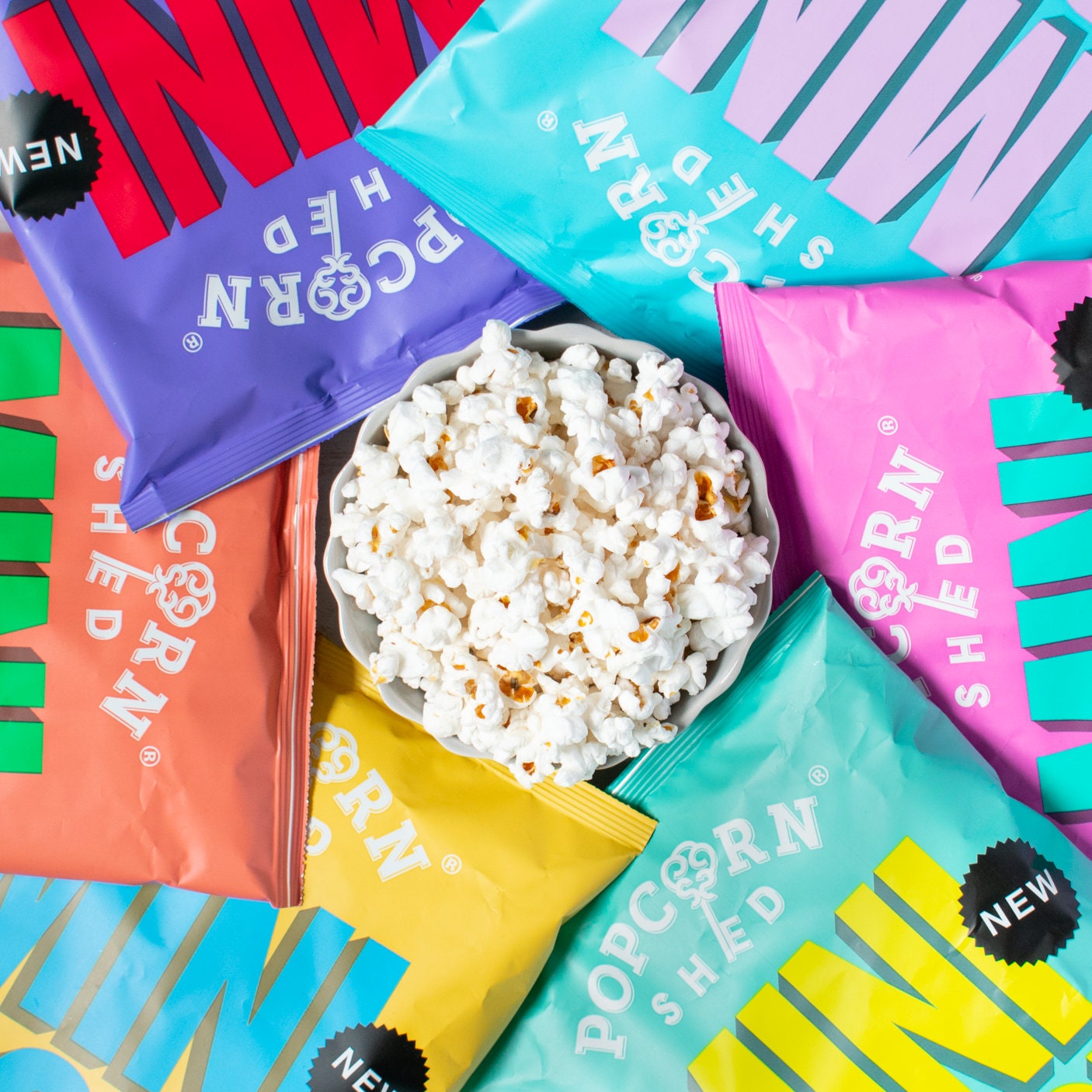 Vegan Popcorn Party Super Selection 6 sabores de palomitas Etsy España