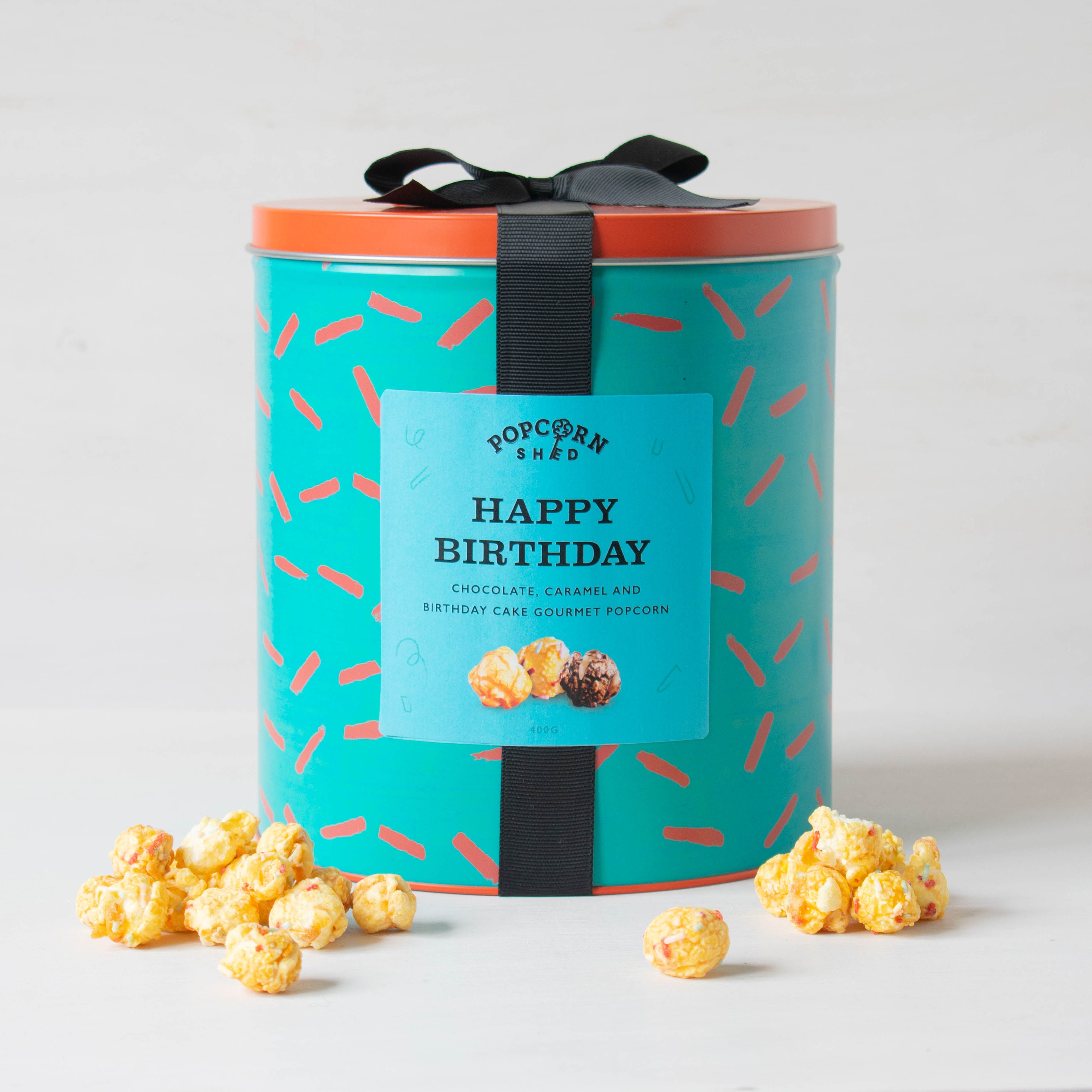Happy Birthday Gourmet Popcorn Geschenk Dose Drei Popcorn Etsy.de