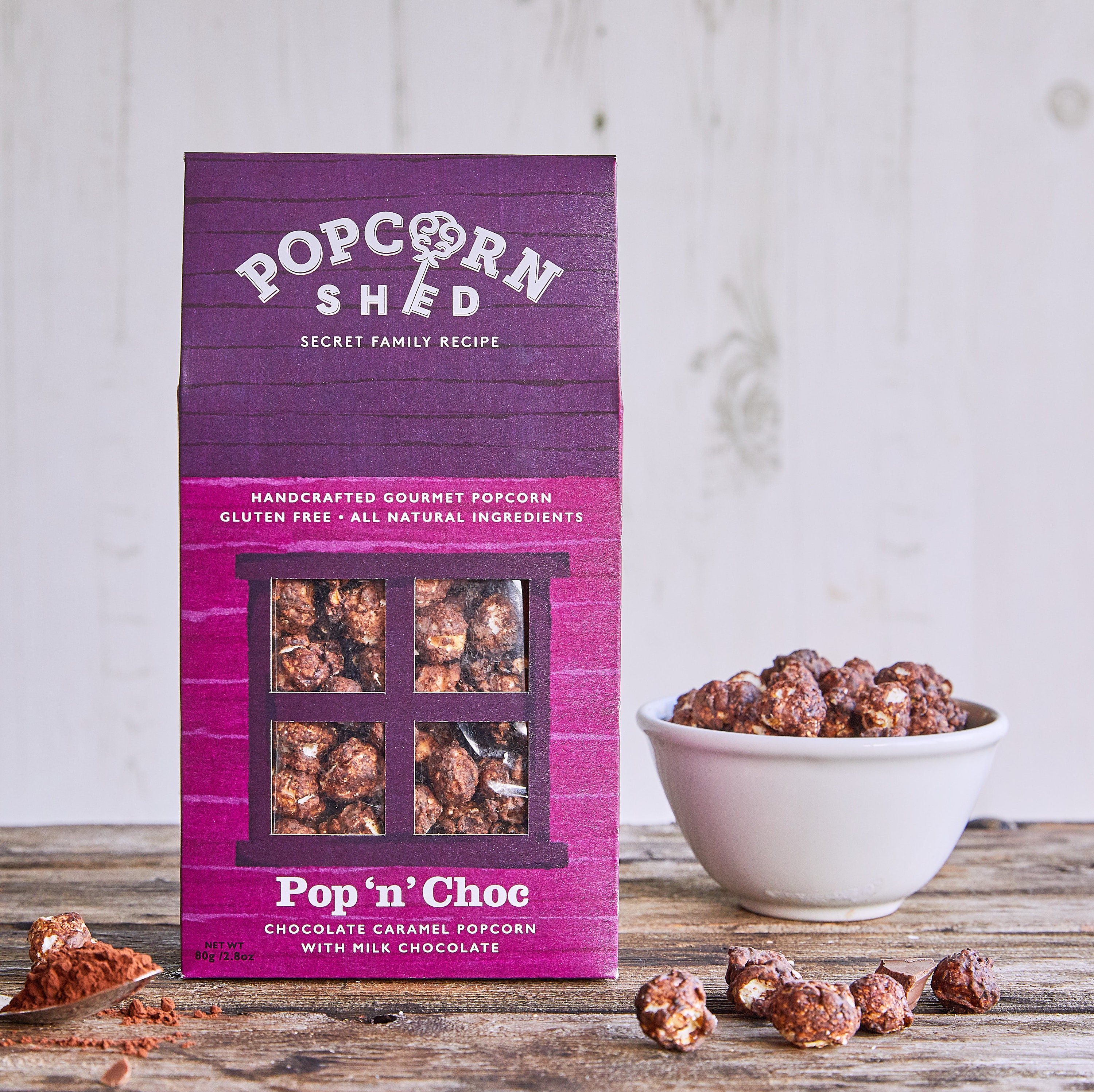 Chocolate Caramel Gourmet Popcorn Belgian Milk Chocolate Popcorn Food Gift Foodie Gifts for Him