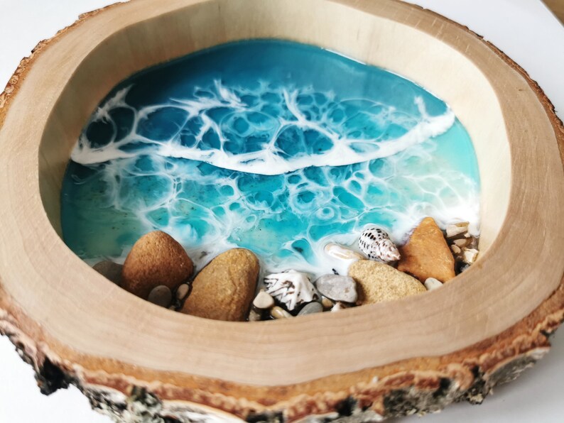 Ocean Wall Hanging Sea Wave Resin Art 3D Ocean Waves Wall Etsy