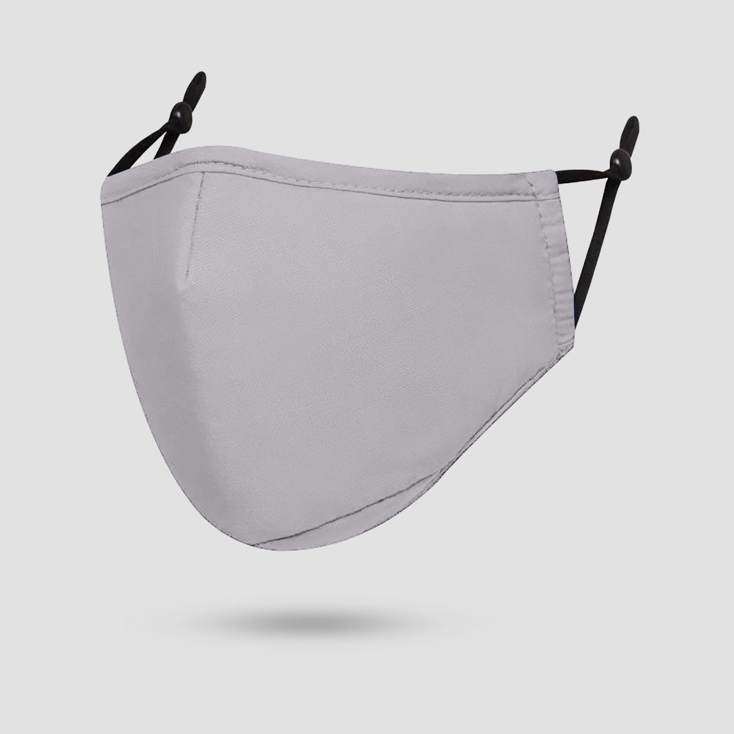 Grey Face Mask with Filter, Washable Face Mask, Adjustable Face Mask,…