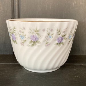 Vintage Minton Sugar Bowl Alpine Spring Pattern