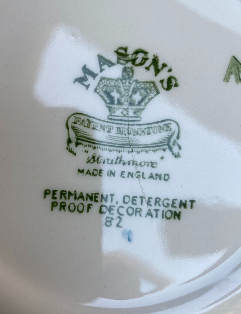 Ceramica vintage Mason's Ironstone con motivo Strathmore vari pezzi