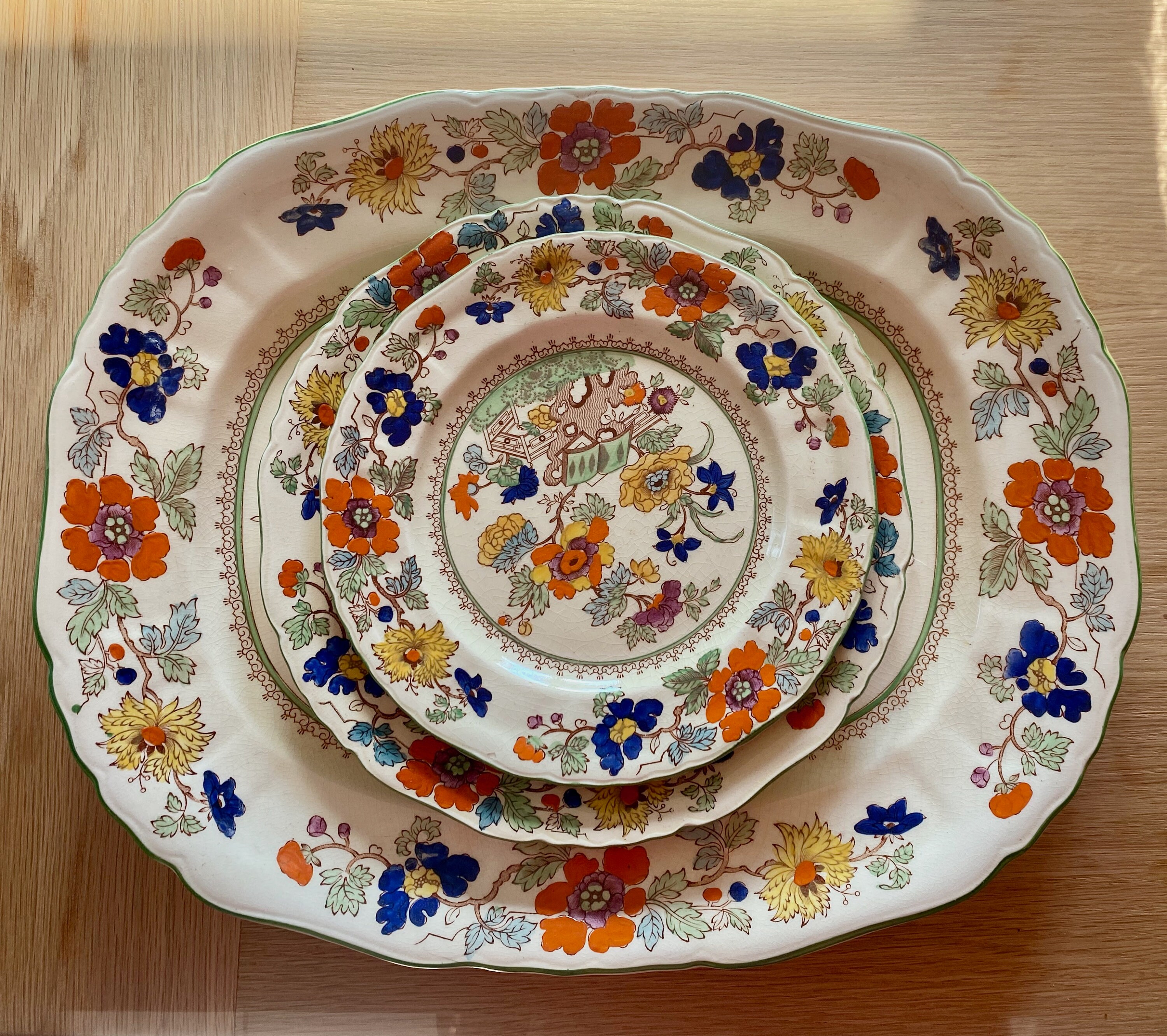 希少 メイソンズ アイアンストーン 19世紀 Ironstone Masons 希少 メイソンズ アイアンストーン 19世紀 Ironstone Masons