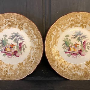 Two Rare Vintage Bowls by Mason&#39;s of England in Pattern 3535