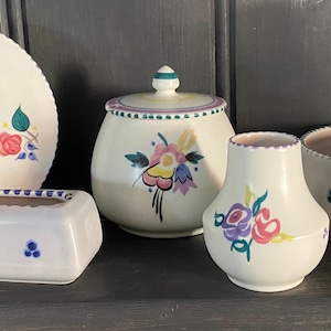 Vintage 5-Piece Collection of Poole Pottery