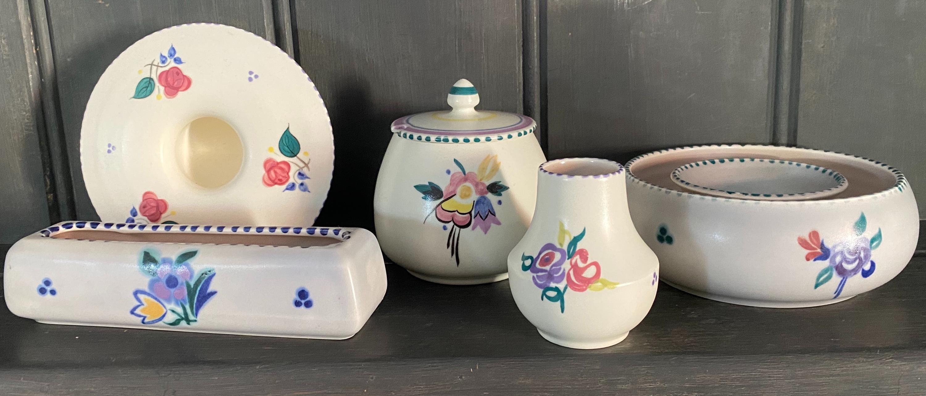 Vintage 5-piece Collection of Poole Pottery - Etsy