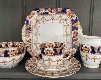 Vintage Porcelain by Doric China Co, Imari-style pattern number 2191 - Various Pieces