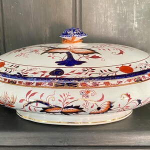 Rare Antique Lidded Tureen by Grimwades Ltd. of Stoke-on-Trent