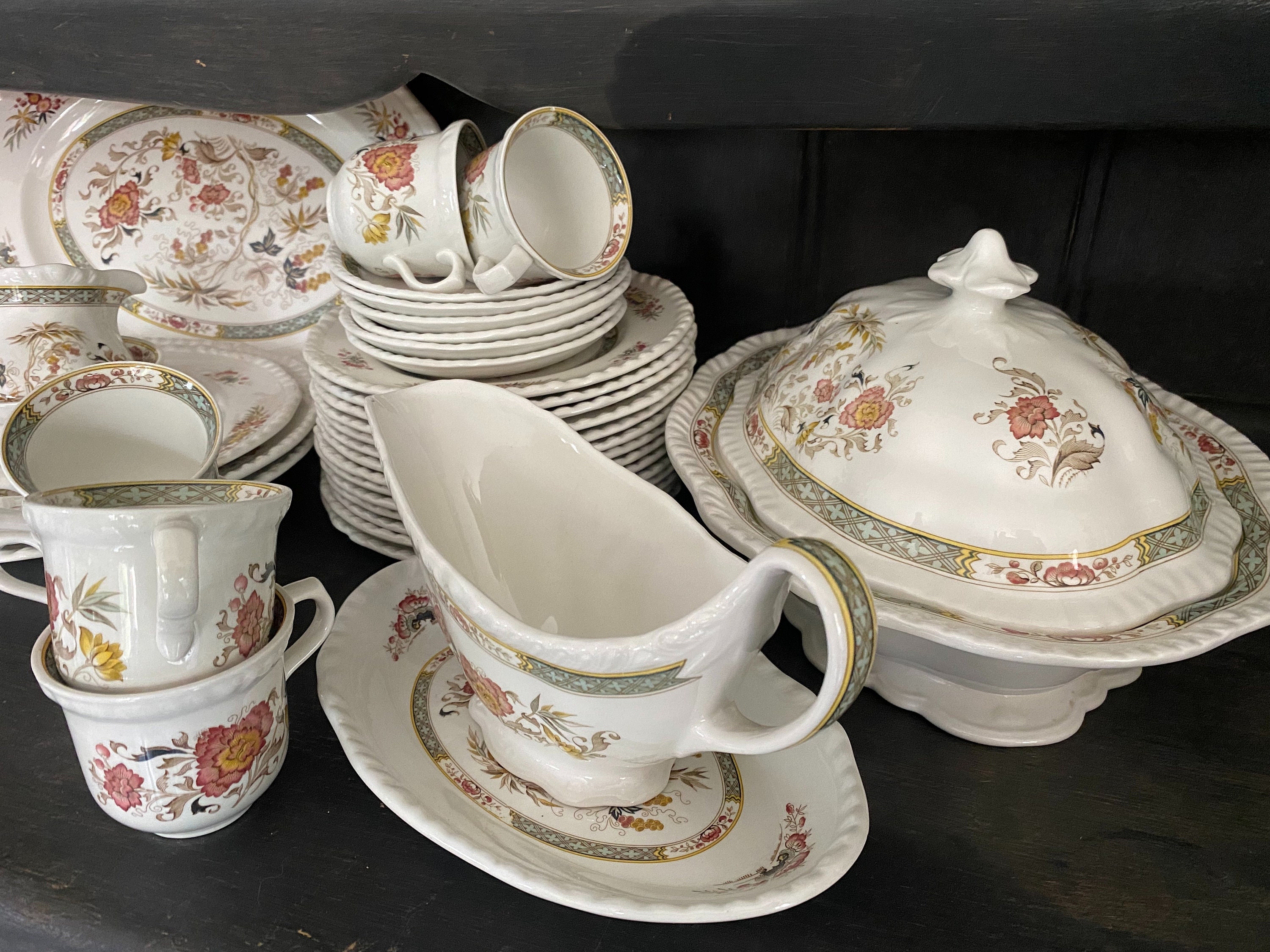 Vintage Adams (wedgwood) Ironstone China in Jeddo Pattern - Various ...