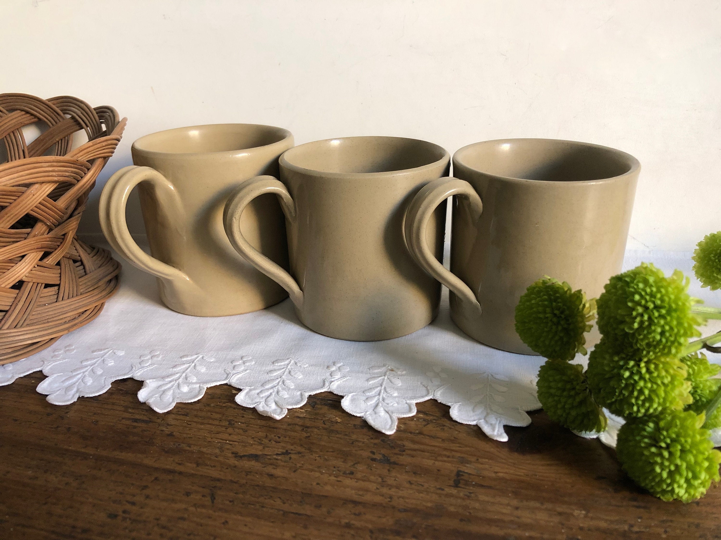 3 Mugs, Vaisselle Vintage