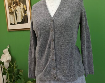 Ladies smart vintage double breasted jacket 80s 90s Michael Jacobs Dublin cream and navy UK10