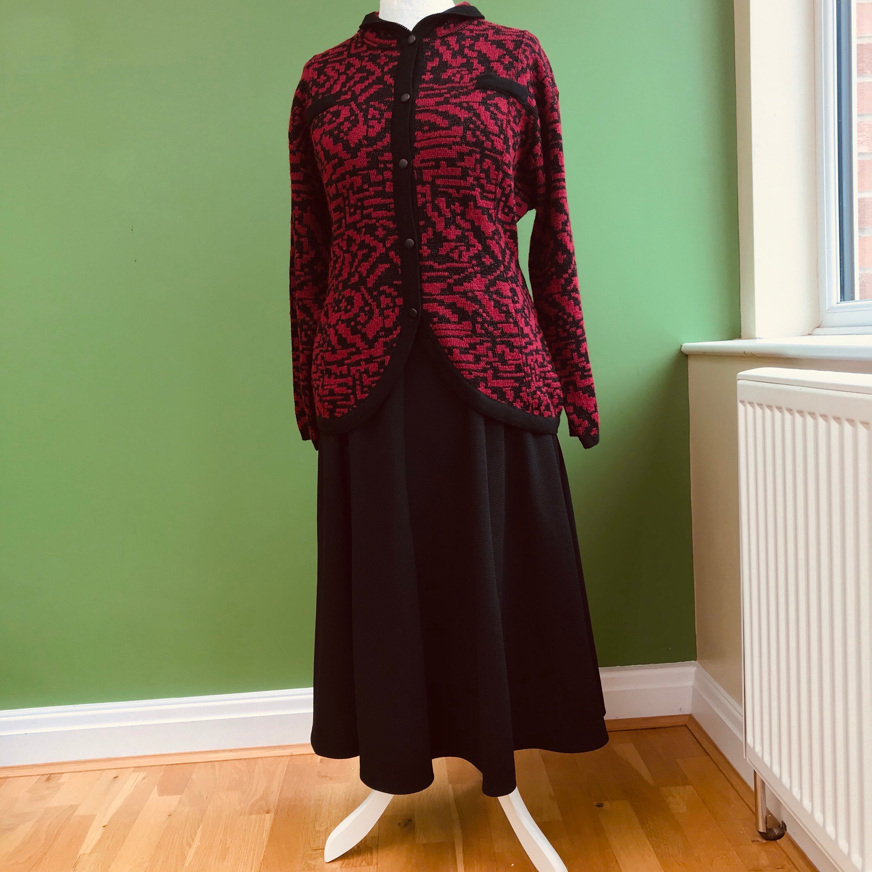 structured cardigan jacket