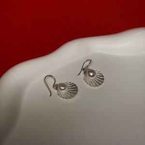 Shell Earrings, Shell Jewelry, Beach Earrings, Abalone earrings, Sea Shell Earrings, Dangle Earrings, Gift for Her