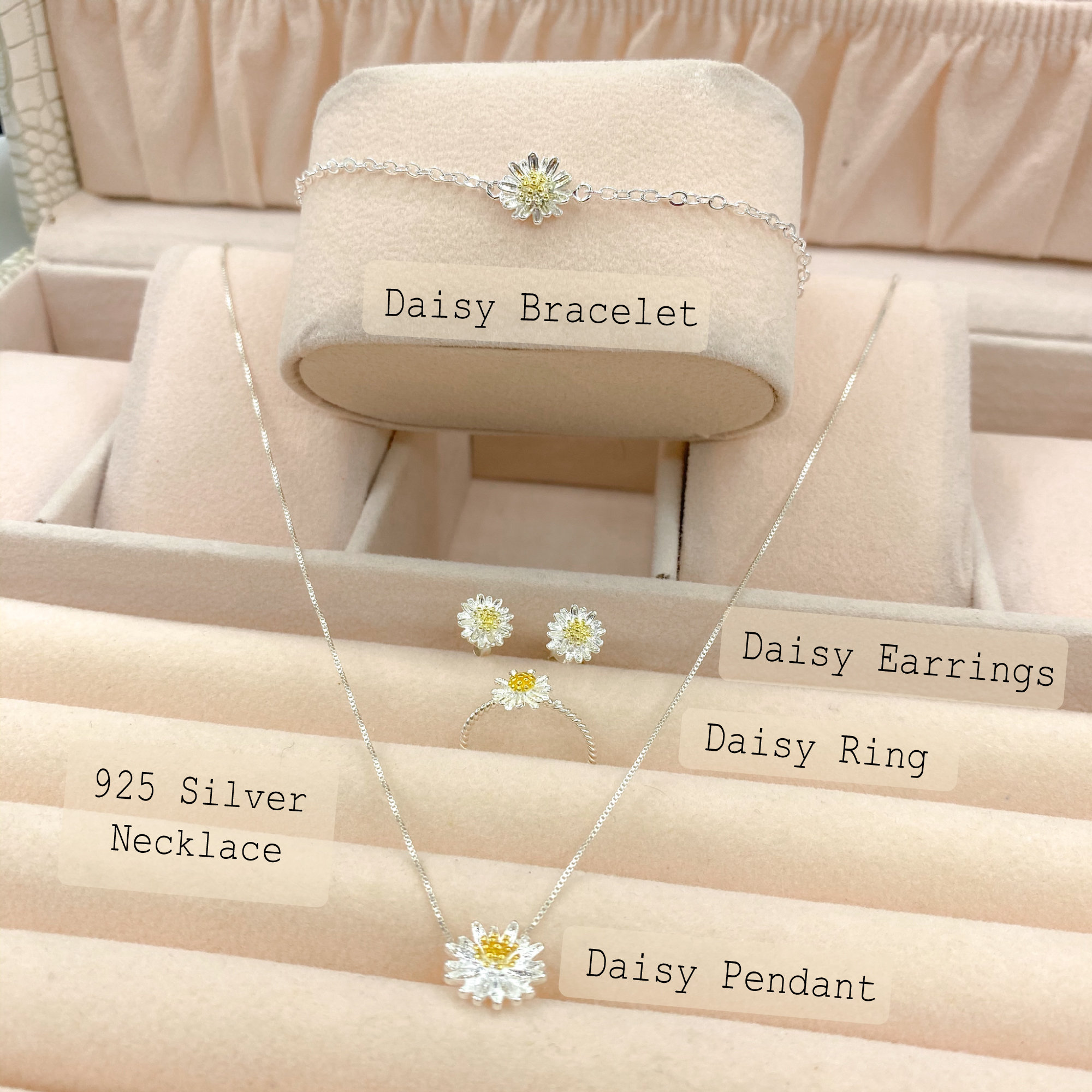 シルバーデイジーリング - Etsy 日本