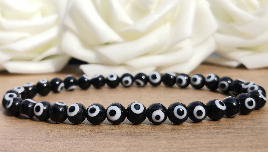 BLACK AND WHITE EVIL EYE SHIRT main image 1