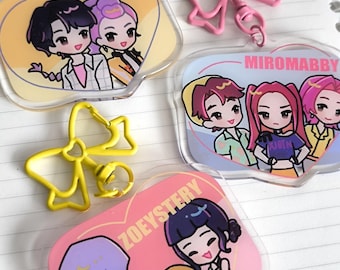 KPOP Demon Hunters Couple Charms