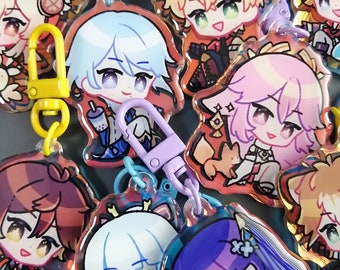 Genshin Holographic Charms