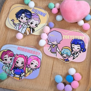 KPOP Demon Hunters Couple Stickers