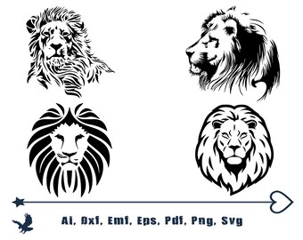 Download Free Roaring Lion Svg Etsy SVG Cut Files