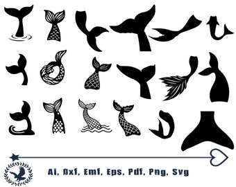 Download Mermaid tails svg | Etsy