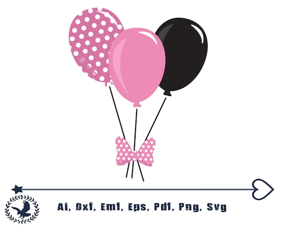 Download Balloons Svg Balloon Svg Cut File Vinyl Decal For Silhouette Etsy